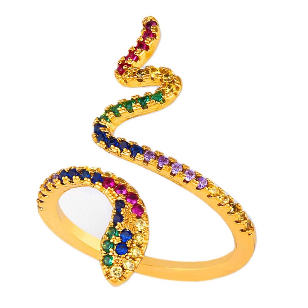 Snake Ring Adjustable Wrap Open Ring